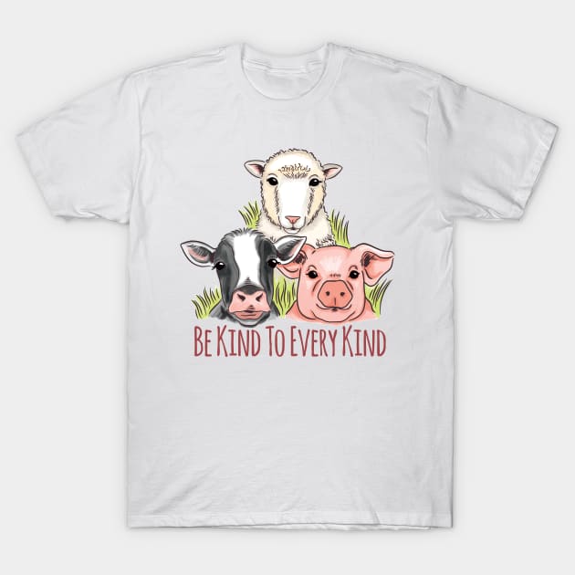 Be Kind To Every Kind - Vegan Team T-Shirt by Toda Loca